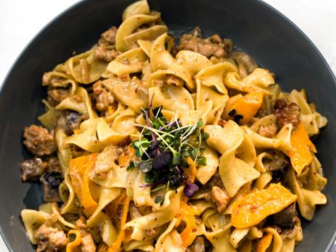 Pork, Fennel and Squash Pasta