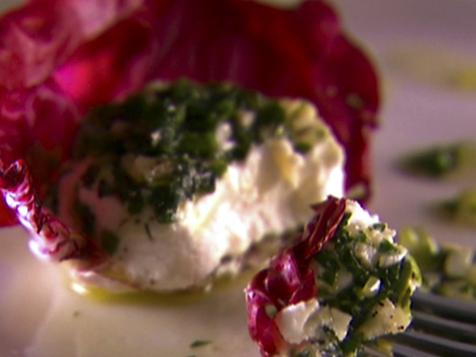 Goat Cheese Stuffed Radicchio