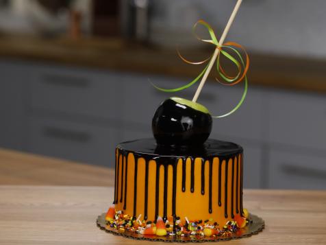 Candy Apple Drip Cake