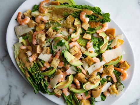 Ree Drummond's Caesar Salad with Shrimp