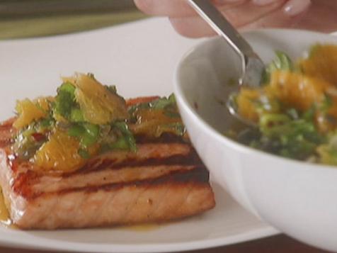 Citrus Salsa Grilled Salmon