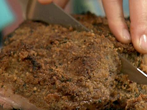 Mustard and Curry Roast Lamb