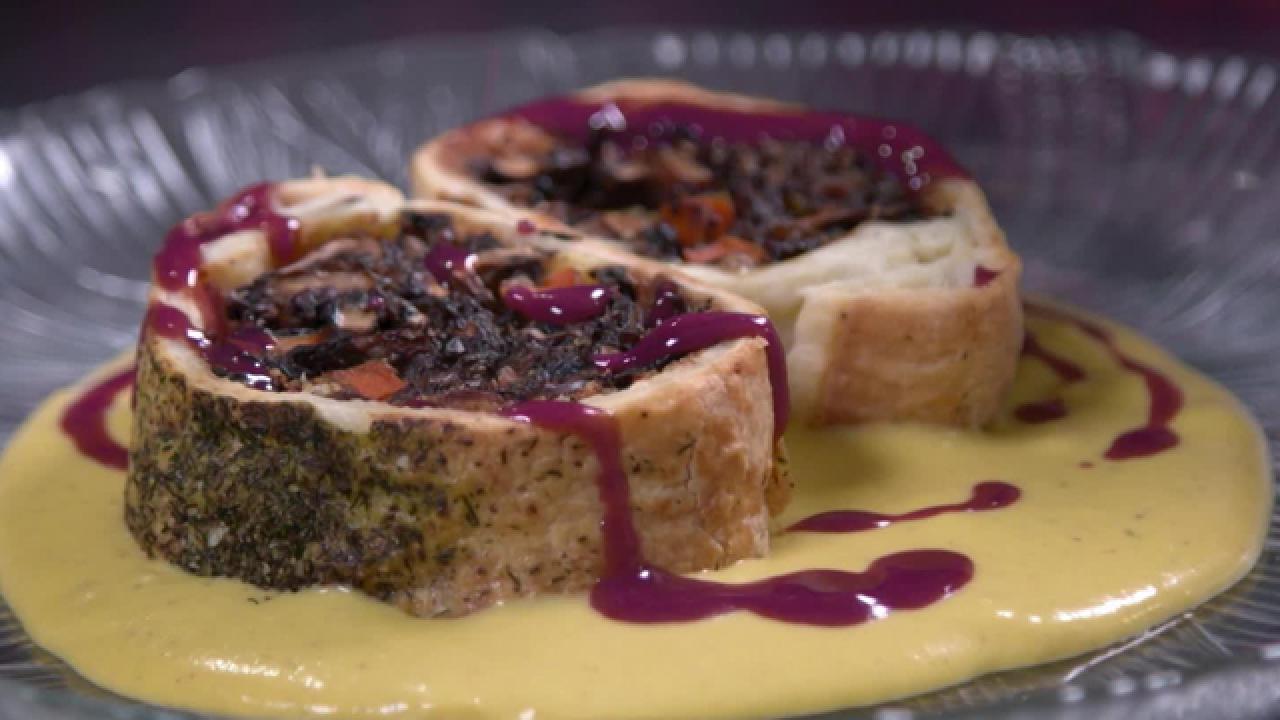Wild Mushroom Strudel
