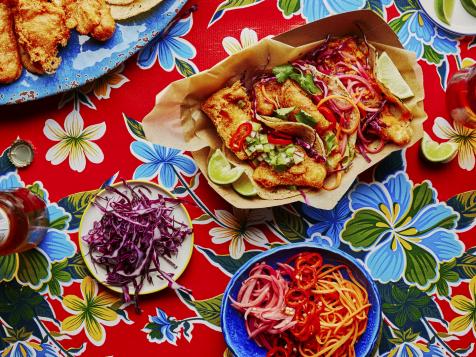 Beer-Battered Fish Tacos