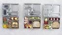 Three Bento Box Sandwiches