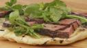 Steak Blue Cheese Pizza