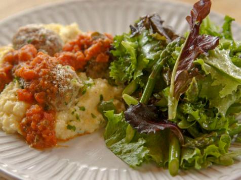 Meatball and Polenta Casserole