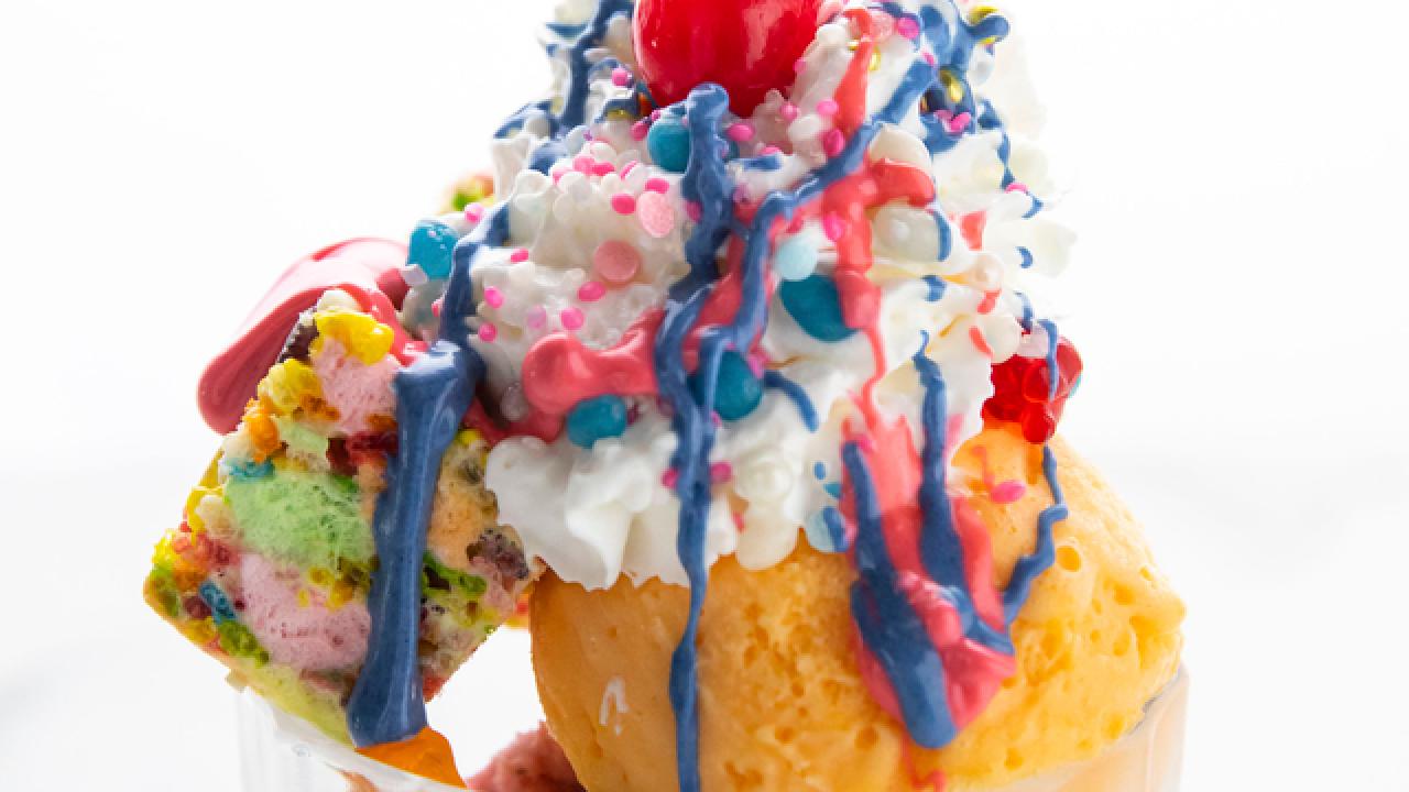 Rainbows and Unicorns Sundae