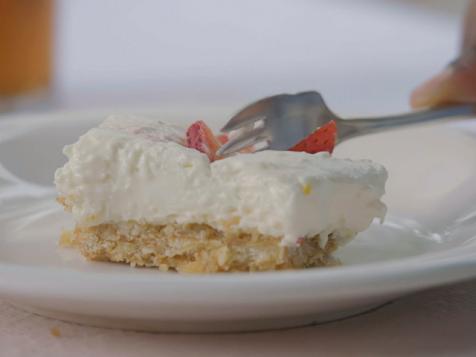 Strawberry Lemon Cheesecake Bars