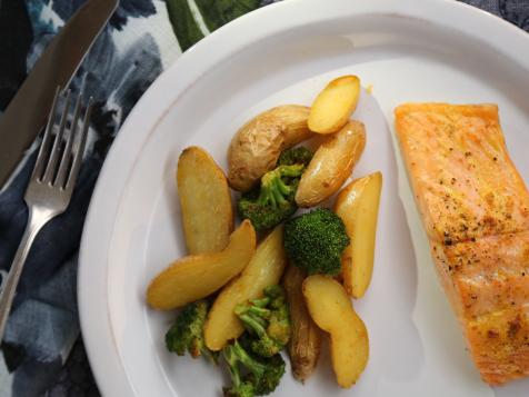 Sheet Pan Roasted Salmon