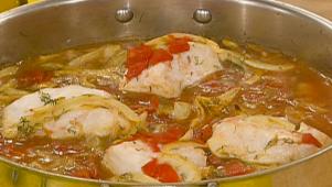 Cod With Fennel, Dill & Tomato
