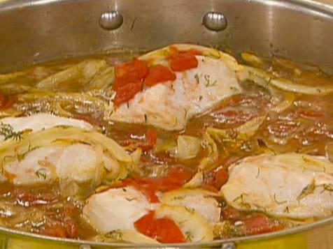 Cod With Fennel, Dill & Tomato