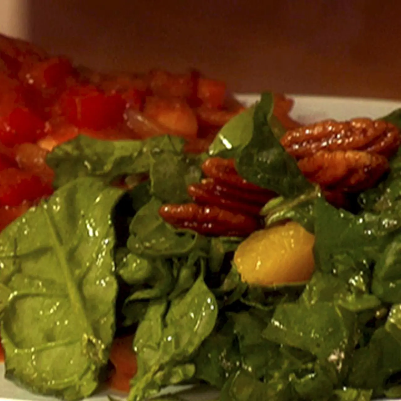 citrus spinach salad with orange balsamic dressing Citrus Spinach Salad - Refreshing Winter Salad