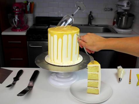 Champagne Drip Cake