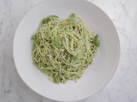 Lemon Pesto Spaghetti
