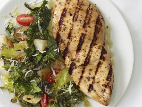 Grilled Chicken with Kale