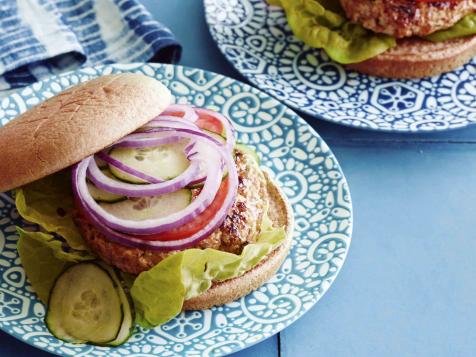 Middle Eastern Chicken Burger