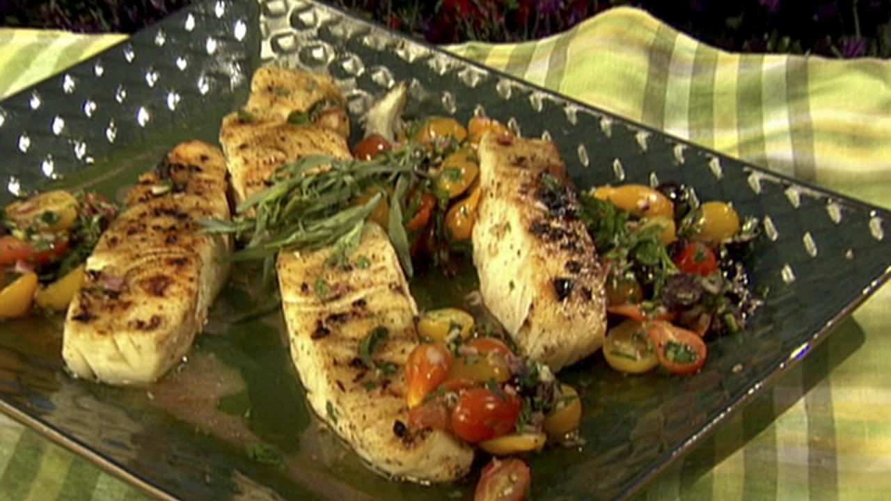 Halibut With Tomato Relish