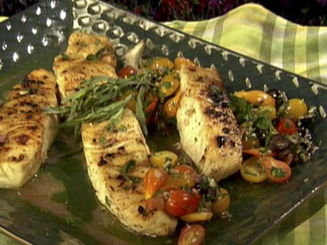 Halibut With Tomato Relish