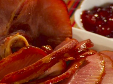 Baked Cherry-Glazed Ham