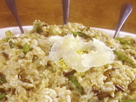 Mushroom Asparagus Risotto