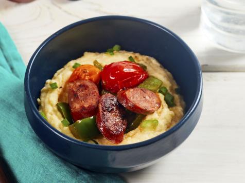 Polenta with Andouille Sausage