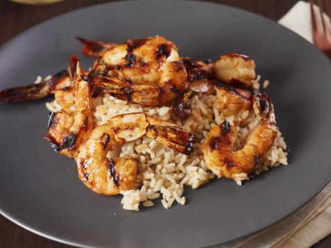 Agave-Glazed Shrimp