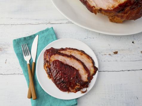 Baked Ham with Maple Glaze