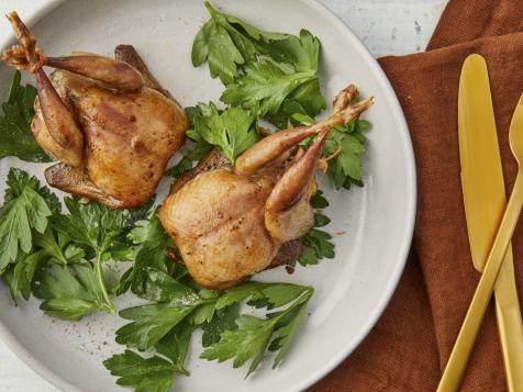 Stuffed Roast Quail