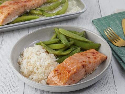 Chili-Glazed Salmon and Rice