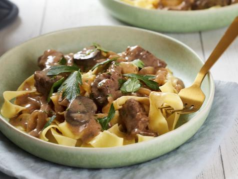 Slow Cooker Beef Stroganoff