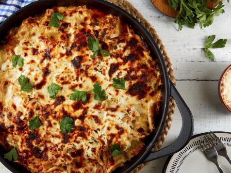Skillet Chicken Lasagna
