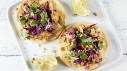 Peanut Chicken Tostadas