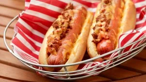 Devilish Chili Cheese Dogs