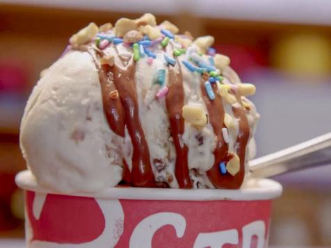 Salted, Malted, Chocolate Chip Cookie Dough Ice Cream