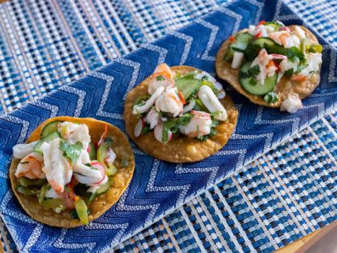 Seafood Tostada