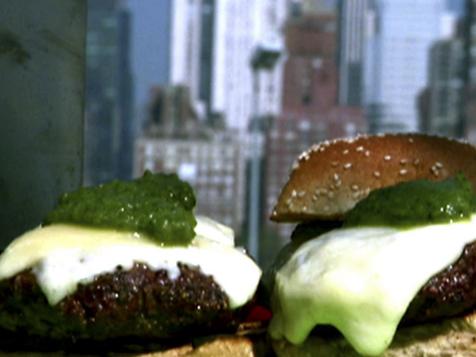Green Chile Cheeseburgers