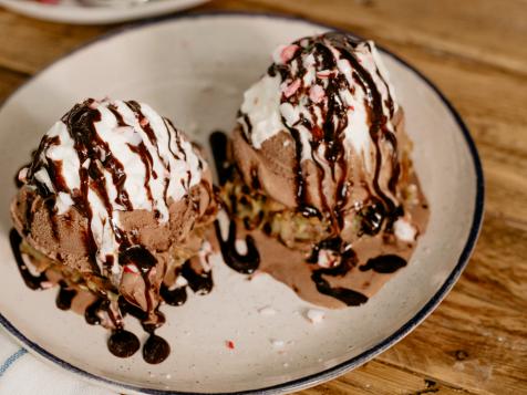 Latke Ice Cream Sundaes