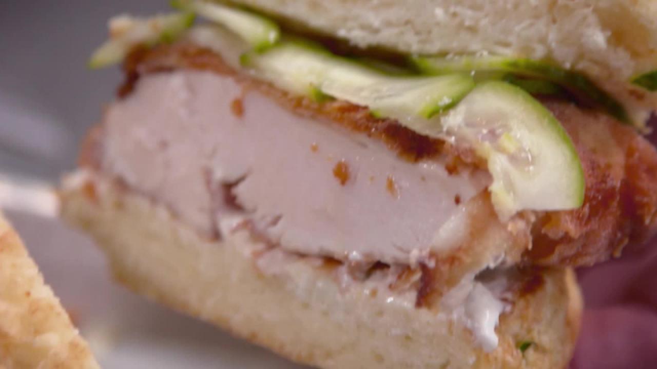 Chicken and Biscuit Sandwich