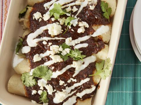 Chicken Mole Enchiladas