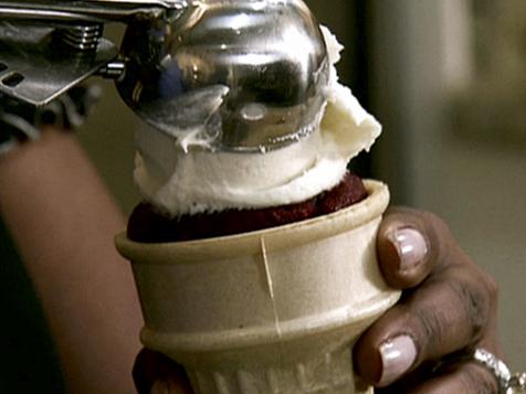 Red Velvet Cone Cakes
