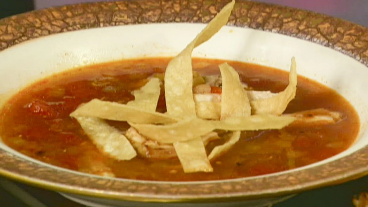 Grilled Chicken Tortilla Soup