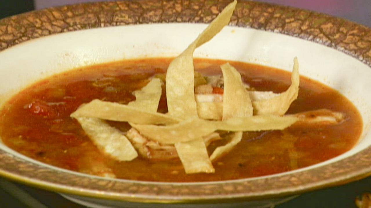 Grilled Chicken Tortilla Soup