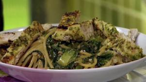 Grilled Chicken, Arugula Pesto