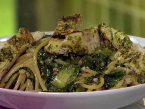 Grilled Chicken, Arugula Pesto