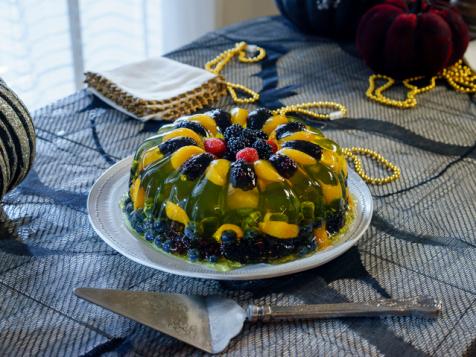 Festive Fruit Gelatin Mold