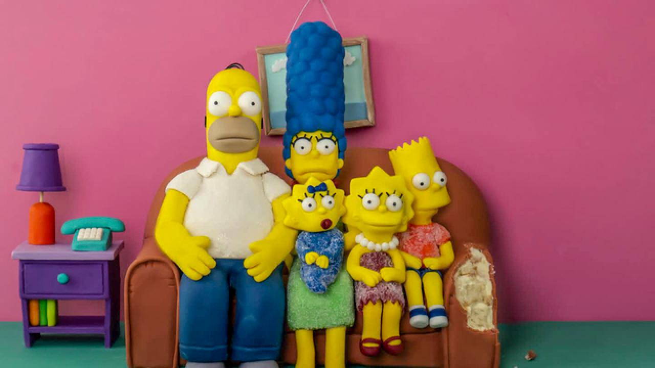 The Simpsons-Inspired Cake