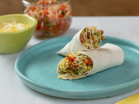 Chorizo-Potato Burritos