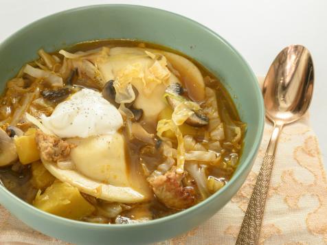 Pierogi and Squash Stew
