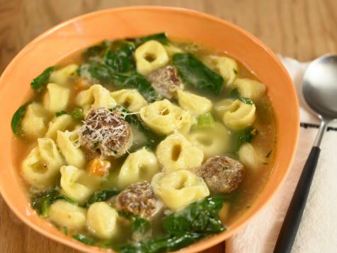 Meatball-Tortellini Soup